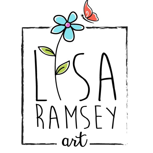 Copyright 2018 Lisa Ramsey, Lisa Ramsey Art Logo, Design by BlueNebula